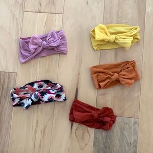 Bundle of 5 Baby Bling Bows- Fall!
